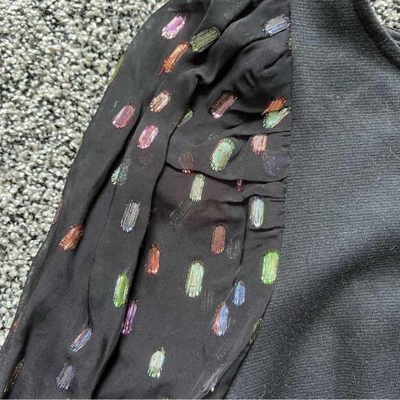 Eva Franco Mica Clip Dot shimmer top - Picture 5 of 8